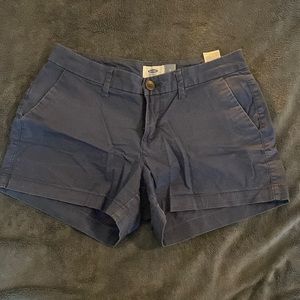 Navy blue khaki shorts